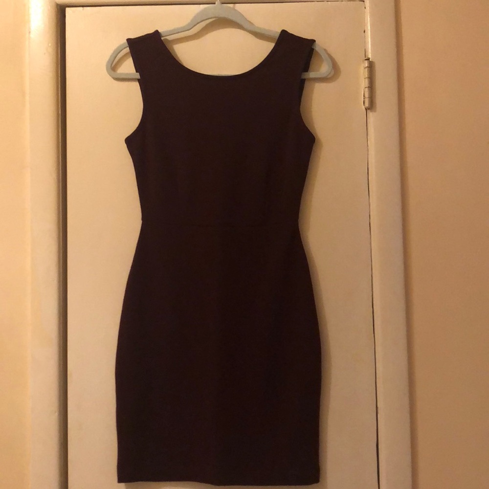 Deep Maroon Forever 21 Body Con Dress